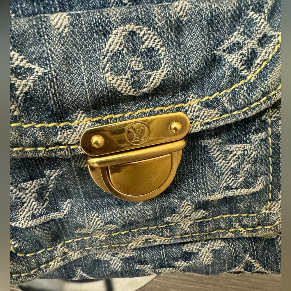 Louis Vuitton Monogram Denim Baggy PM blue - Picture 16 of 16
